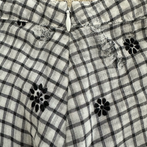 LoveShackFancy Amy skirt size M gingham ruffle - Picture 3 of 5